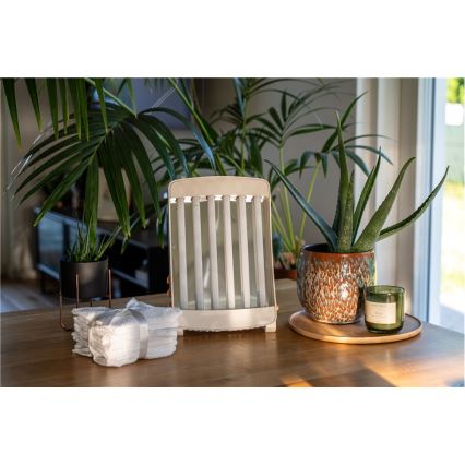 Solarium facciale domestico con 6 tubi UV colorati Cosmedico 90W/230V