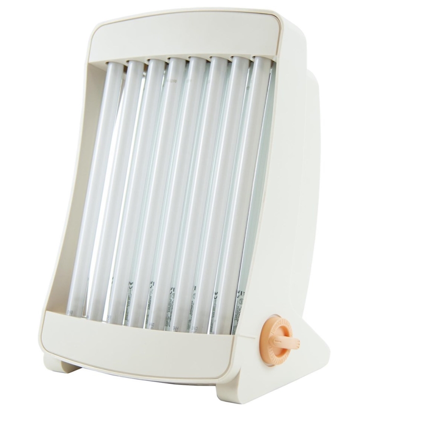 Solarium facciale domestico Cosmedico con 8 tubi UV colorati 130W/230V
