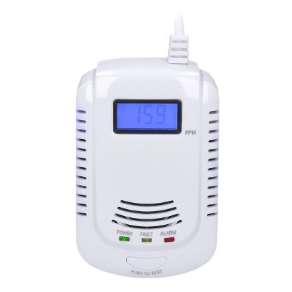 Rilevatore di monossido di carbonio e gas infiammabili 230V