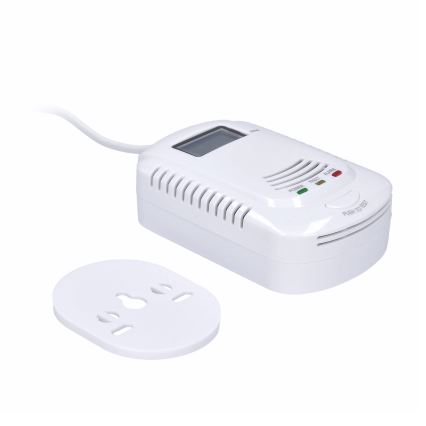 Rilevatore di monossido di carbonio e gas infiammabili 230V