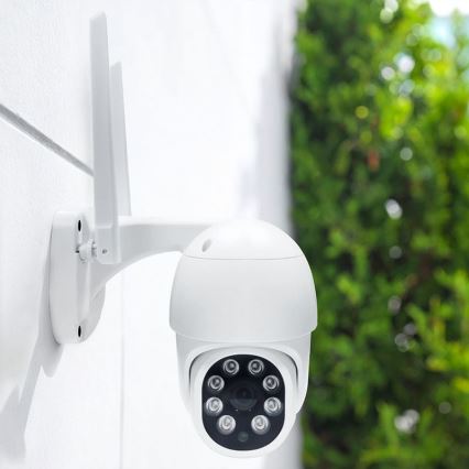Intelligente Außenkamera mit 2K (3 MP) Sensor, IP65, Wi‑Fi und Tuya-Kompatibilität