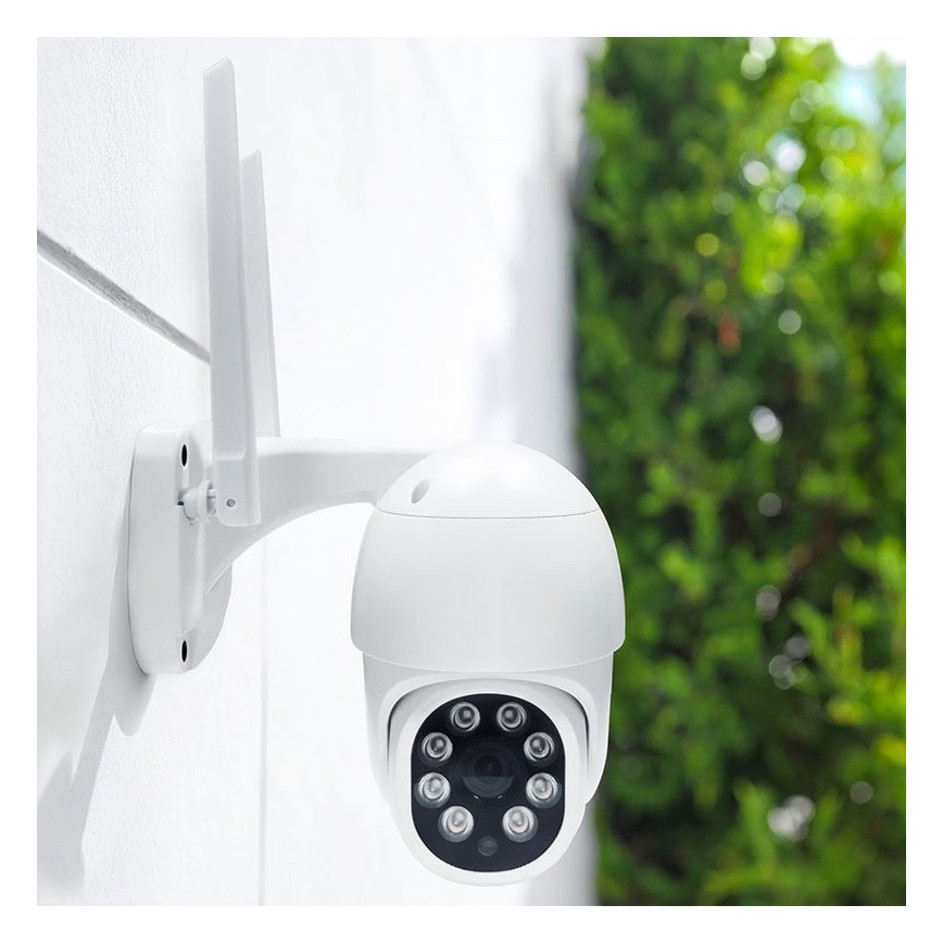 Intelligente Außenkamera mit 2K (3 MP) Sensor, IP65, Wi‑Fi und Tuya-Kompatibilität