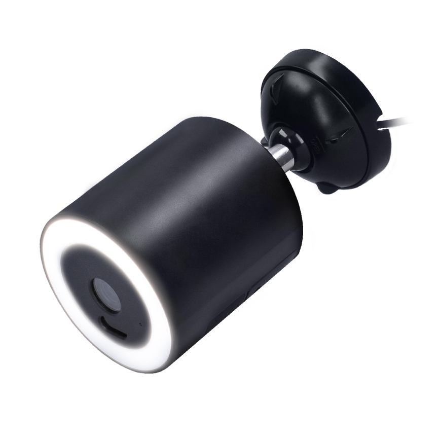 Telecamera esterna con illuminazione LED, 12V, 1536p, Wi‑Fi, Tuya, IP65