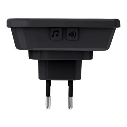 Funksteckdose Türklingel 230V IP56 schwarz