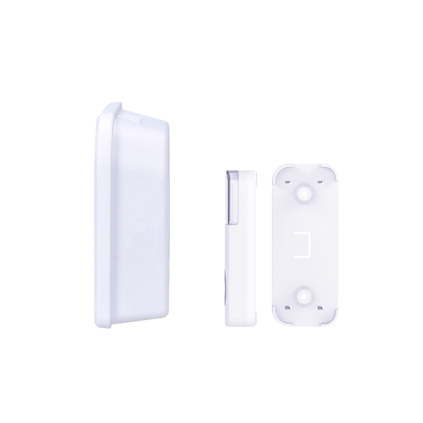 Kabellose batteriebetriebene Türklingel 3xAA IP44 weiß