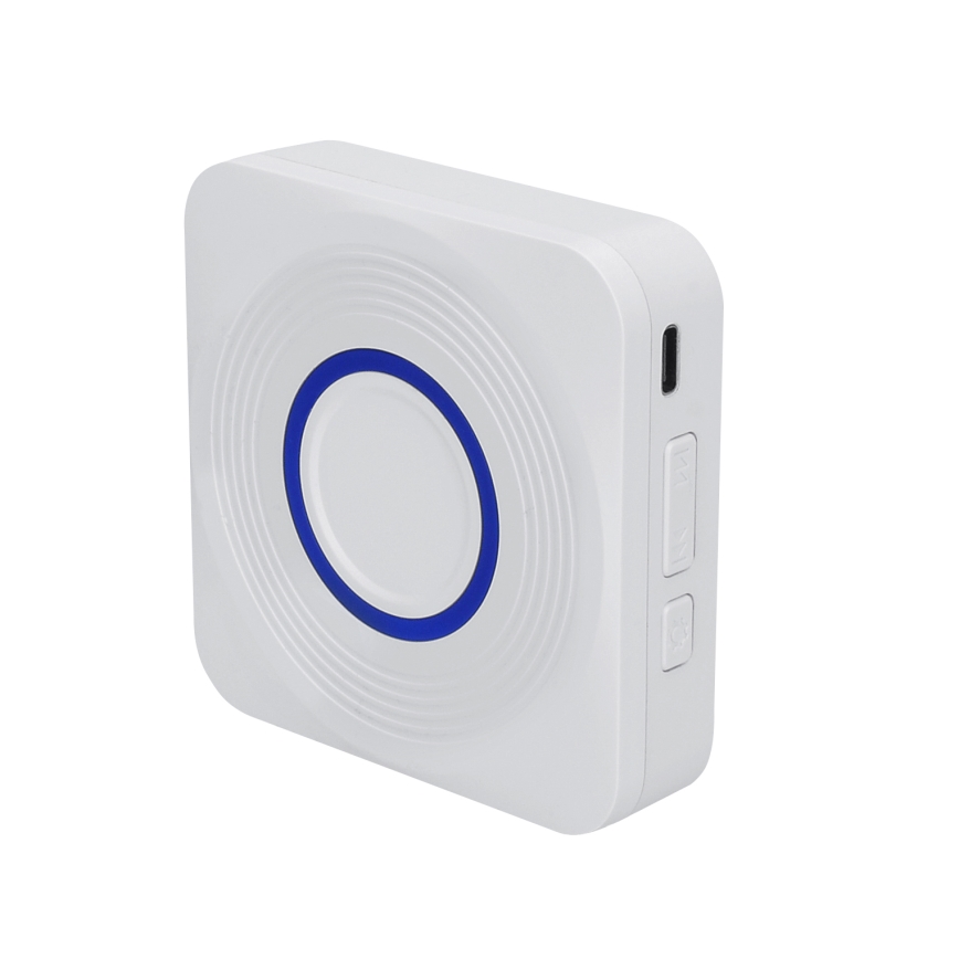 Kabellose batteriebetriebene Türklingel 3xAAA IP56 weiß