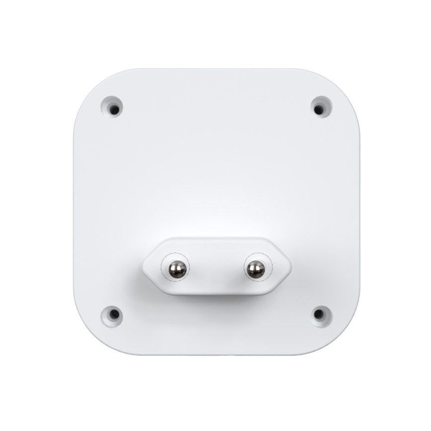 Sonnette sans fil à brancher 230V + 2x bouton 2xCR2032 IP44 blanc