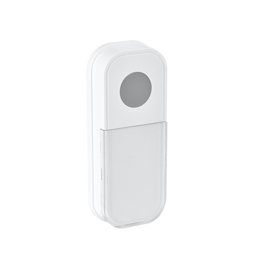 Sonnette sans fil à brancher 230V + 2x bouton 2xCR2032 IP44 blanc