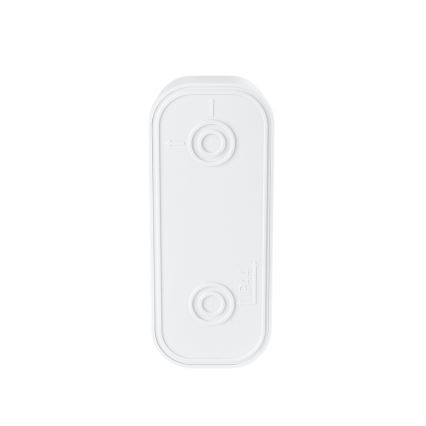 Sonnette sans fil à brancher 230V + 2x bouton 2xCR2032 IP44 blanc