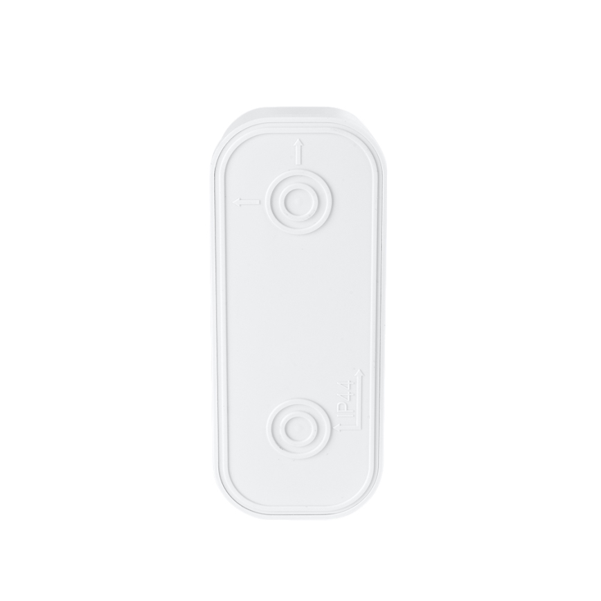 Sonnette sans fil à brancher 230V + 2x bouton 2xCR2032 IP44 blanc
