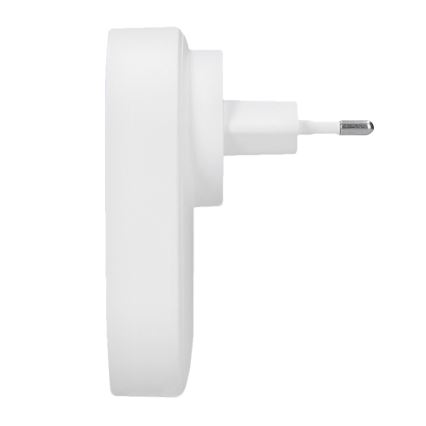Sonnette sans fil à brancher 230V/1xCR2032 IP56 blanc