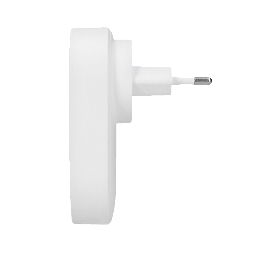 Sonnette sans fil à brancher 230V/1xCR2032 IP56 blanc