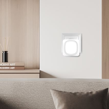 Campanello wireless con illuminazione a LED 230V IP56 bianco