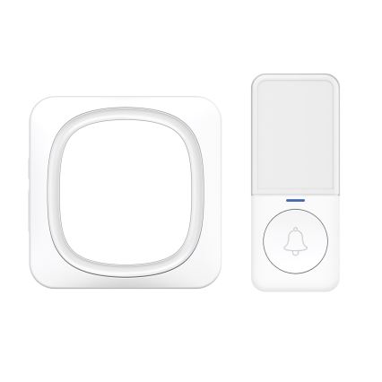 Campanello wireless con illuminazione a LED 230V IP56 bianco