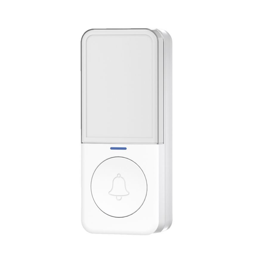 Campanello wireless con illuminazione a LED 230V IP56 bianco
