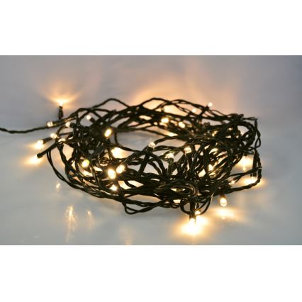 Catena natalizia LED da esterno 500xLED/230V 50m IP44 bianco caldo
