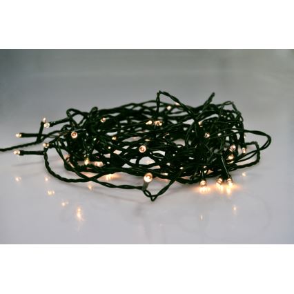 Catena natalizia LED da esterno 500xLED/230V 50m IP44 bianco caldo