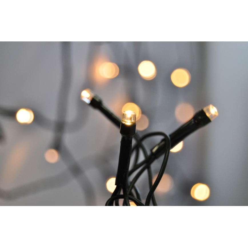 Catena natalizia LED da esterno 500xLED/230V 50m IP44 bianco caldo