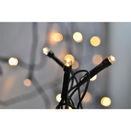 Catena natalizia LED da esterno 20m 400xLED/230V IP44 3000K