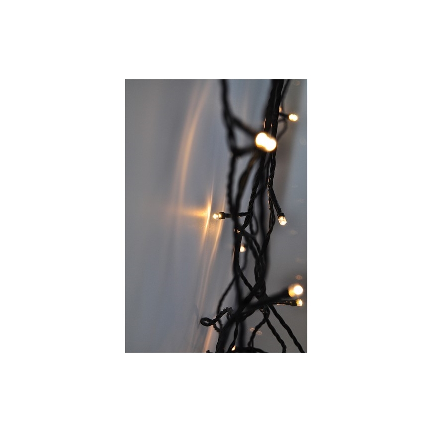 Catena natalizia LED da esterno 20m 400xLED/230V IP44 3000K