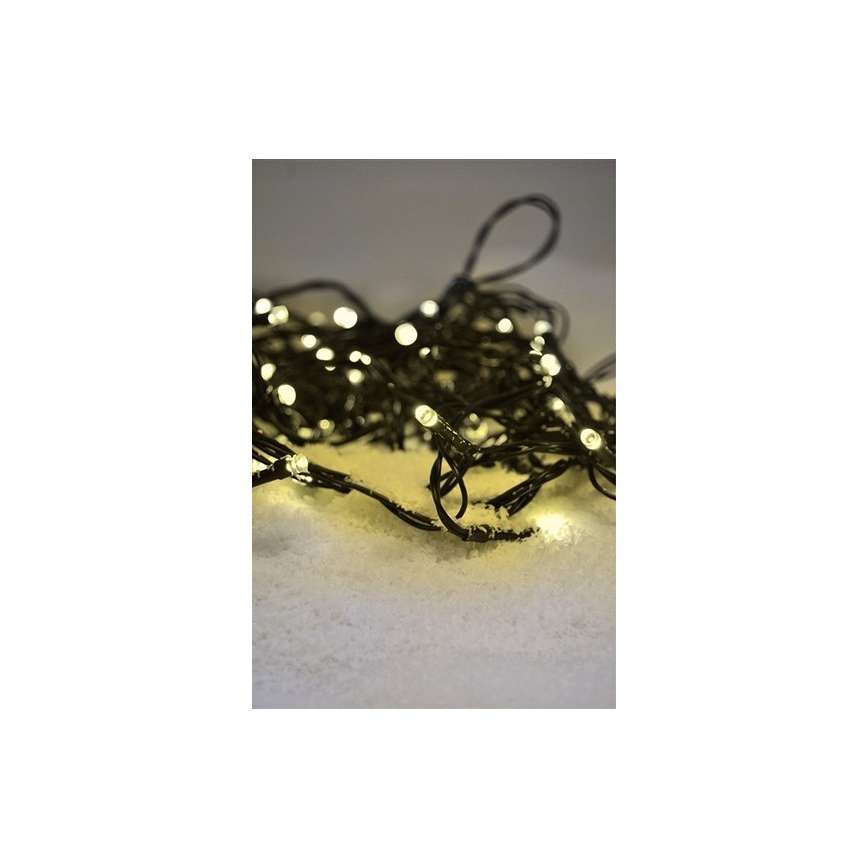 LED Weihnachtskette für Außen 100xLED/230V 10m IP44 warmweiß