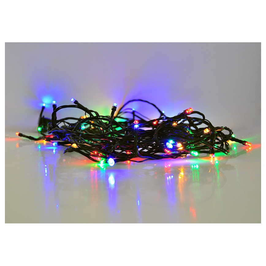 LED Weihnachtskette für Außen 200xLED/230V 20m IP44 farbig