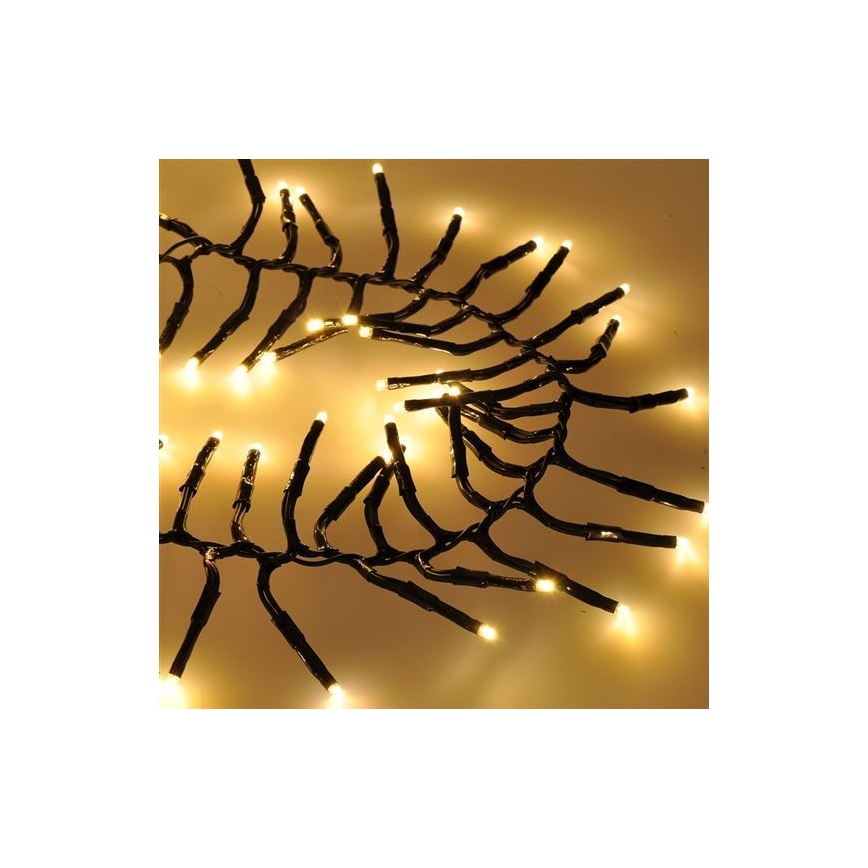 Guirlande de noël 576xLED/8 fonctions 8m IP44 blanc chaud + Télécommande