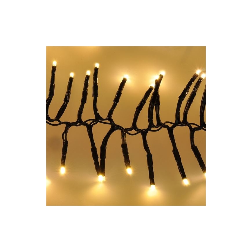 Guirlande de noël 576xLED/8 fonctions 8m IP44 blanc chaud + Télécommande