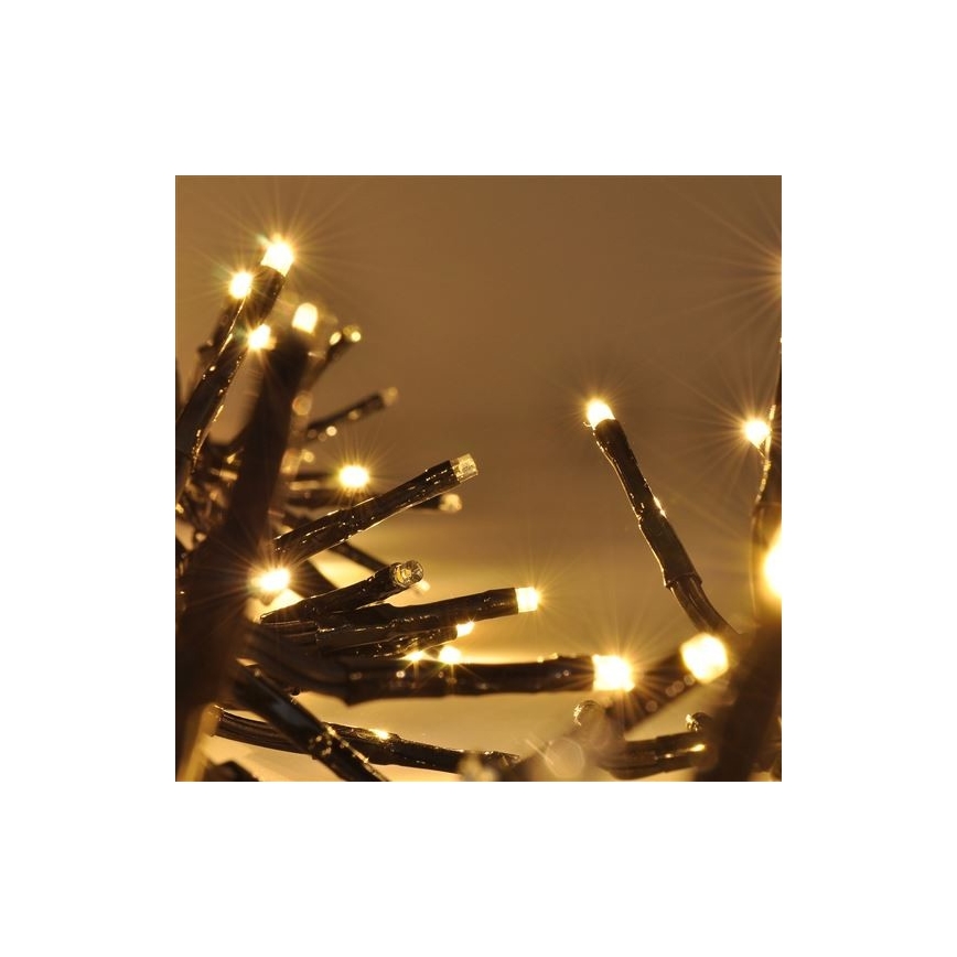 Guirlande de noël 576xLED/8 fonctions 8m IP44 blanc chaud + Télécommande