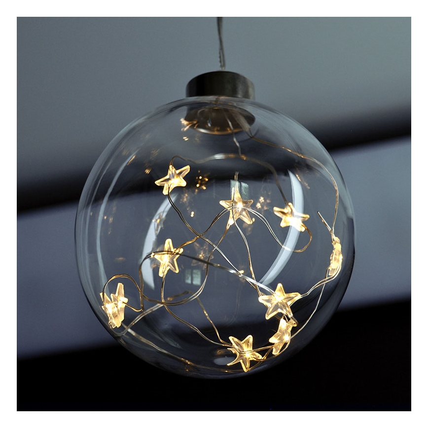 Boule de Noël LED 10xLED/2xAA