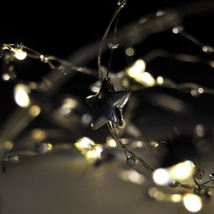 Guirlande de Noël LED 1 m 20xLED/2xAA