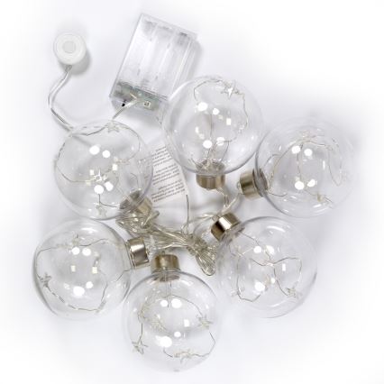 Boule décorative LED 30xLED/3xAA diamètre 8 cm