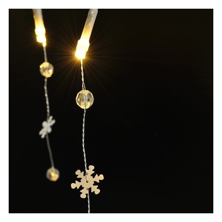 LED  Lichterkette 20xLED/2xAA 2m warmweiß