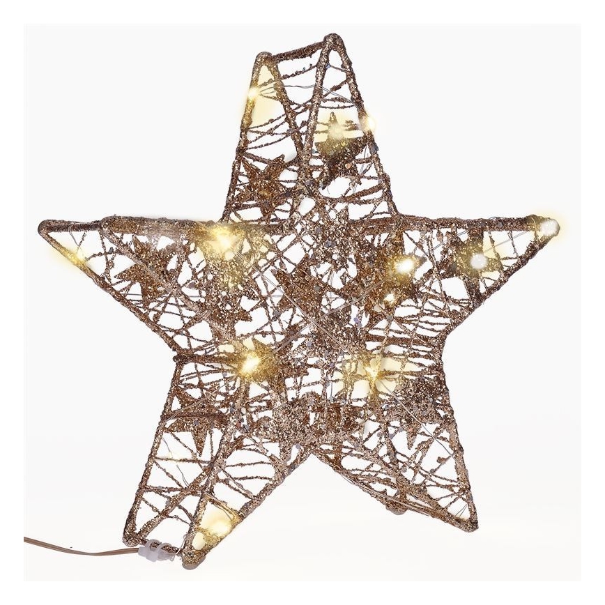 Decorazione natalizia LED 14xLED/2xAA stella