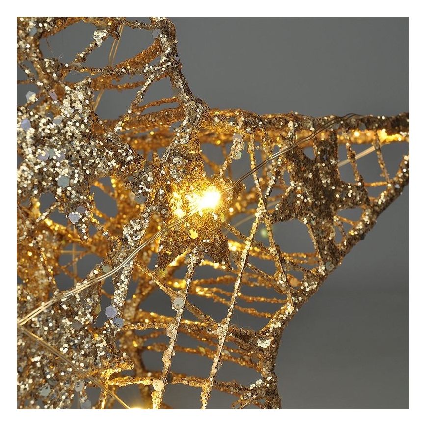 Decorazione natalizia LED 14xLED/2xAA stella