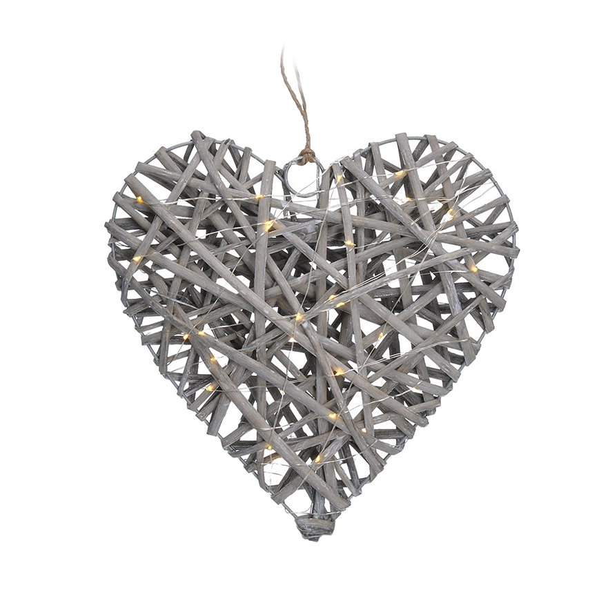 Decorazione natalizia LED LED/2xrattan AA