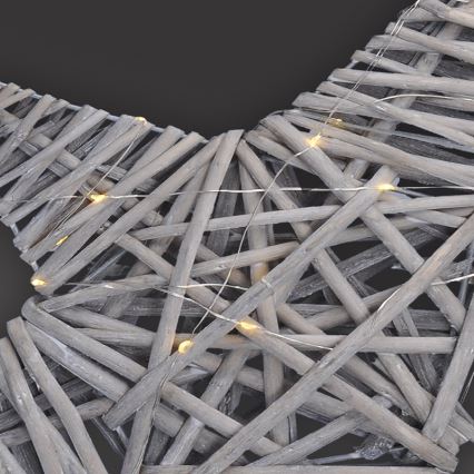 Decorazione natalizia LED LED/2xrattan AA