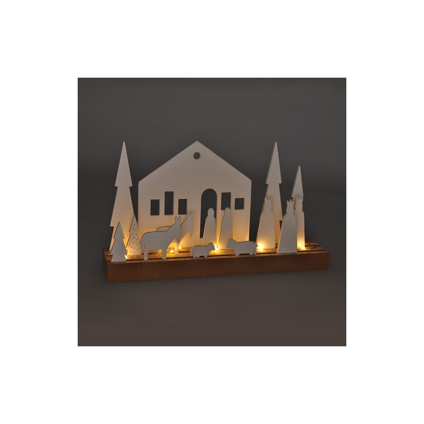 Decorazione natalizia LED LED/2xAAA abete rosso