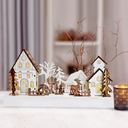 Decorazione natalizia LED LED/2xAA bianco caldo