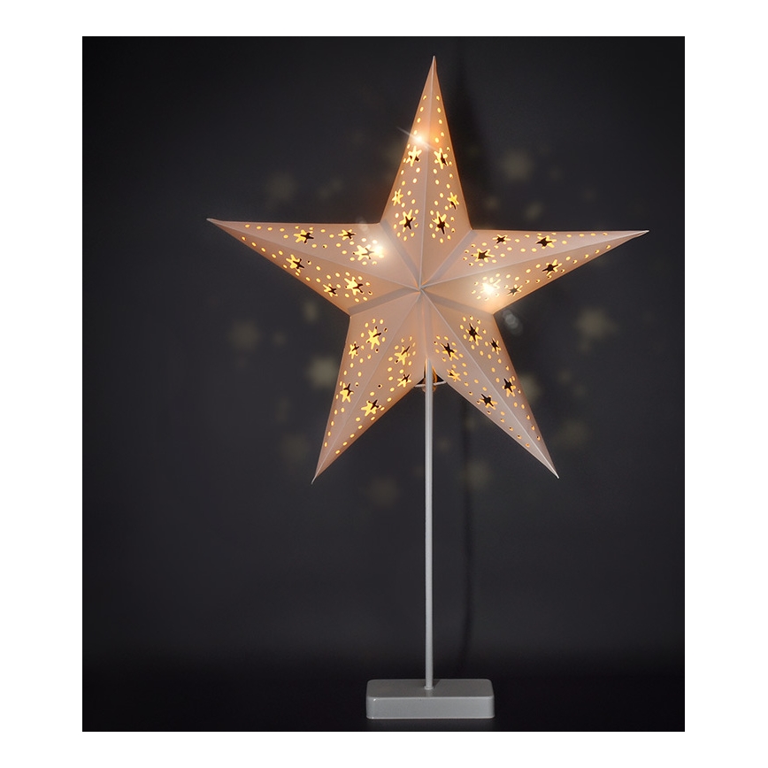 LED-Weihnachtsdekoration LED/3xAA Stern