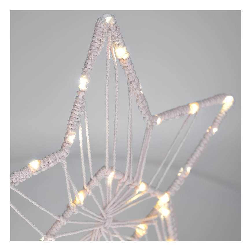 Decorazione natalizia LED LED/2xAAA stella