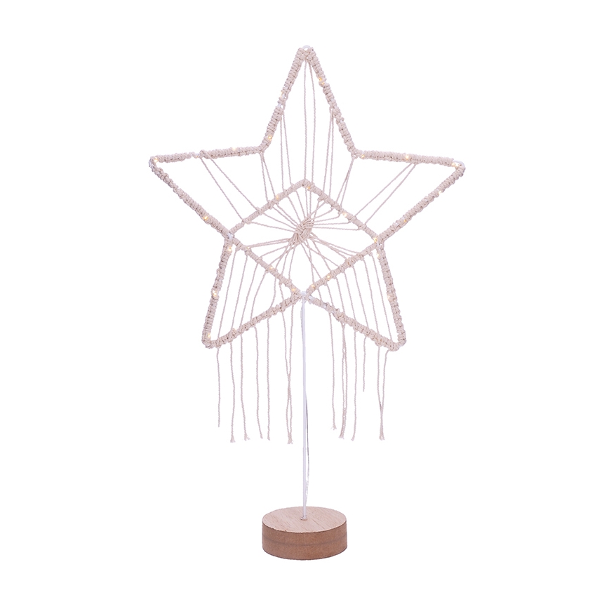 Decorazione natalizia LED LED/2xAAA stella