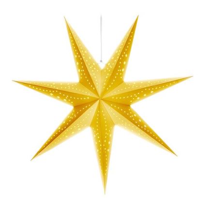 Décoration de Noël LED 20xLED/2xAA, blanc chaud, étoile dorée