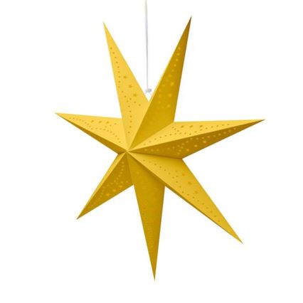 Decorazione natalizia LED 20xLED/2xAA, stella dorata, luce bianca calda