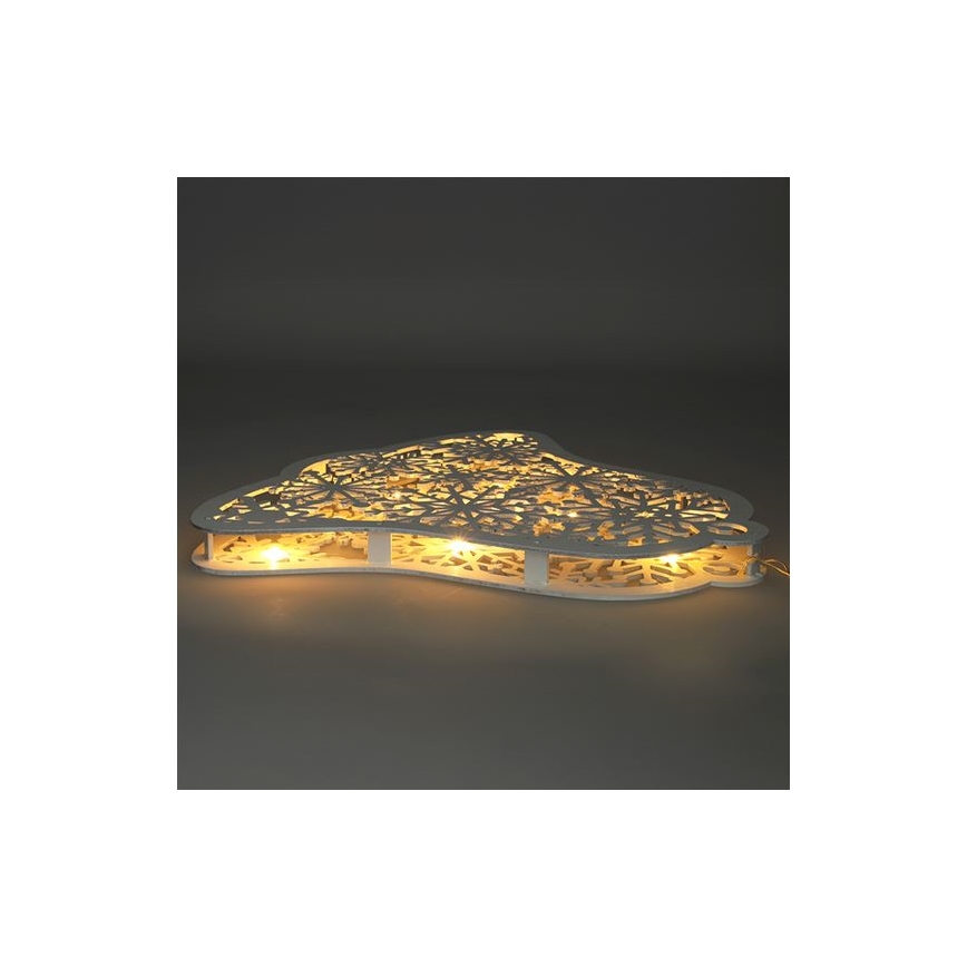 Campanellino natalizio a LED 9xLED/2xAA, luce calda