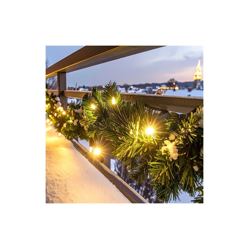 LED decorazione natalizia per esterni GHIRLANDA 80xLED/3xAA 500 cm IP44