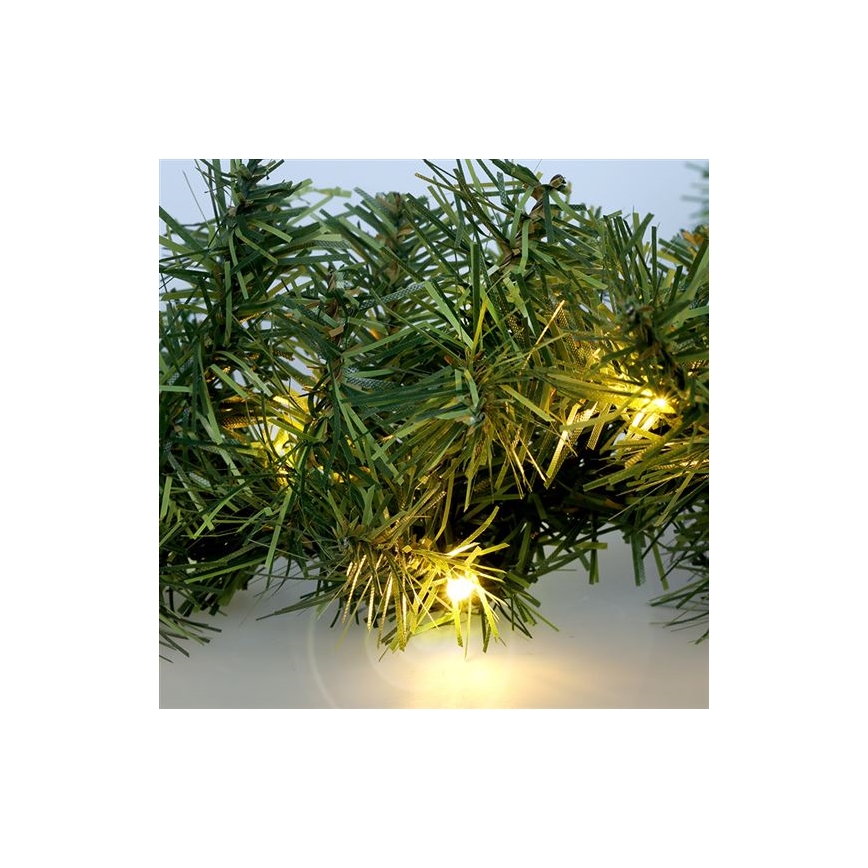 Décoration de Noël extérieure LED GIRLANDA 80xLED/3xAA 500 cm IP44