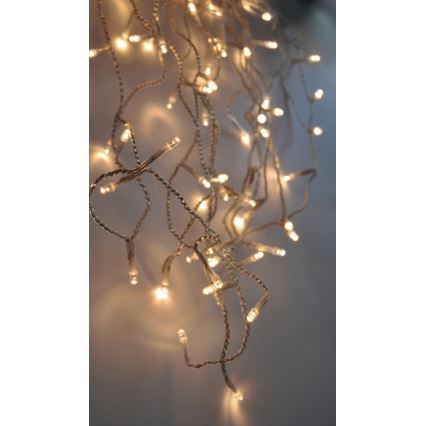 Luci natalizie a cascata LED da esterno 120xLED/230V 3m IP44