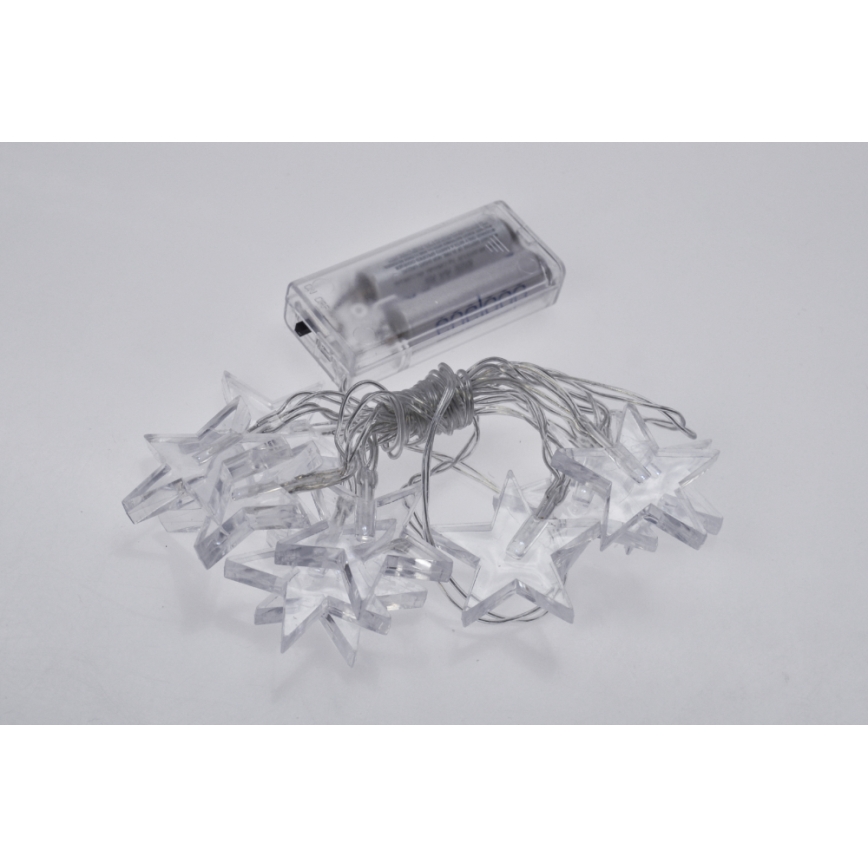 Catena di Natale LED 10xLED/2xAA 2,5m blu