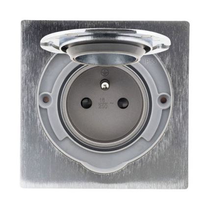 Presa da incasso per pavimenti IP55